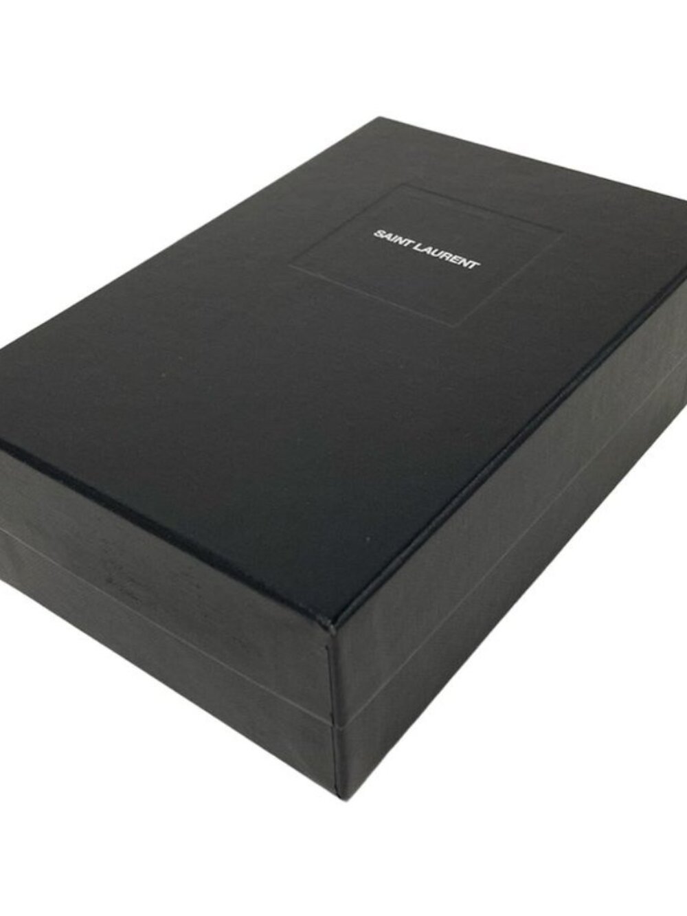 ★SOLD★ Saint Laurent Paris Bifold Wallet Tiny Monogram Compact Full Zip Black - Picture 8 of 8